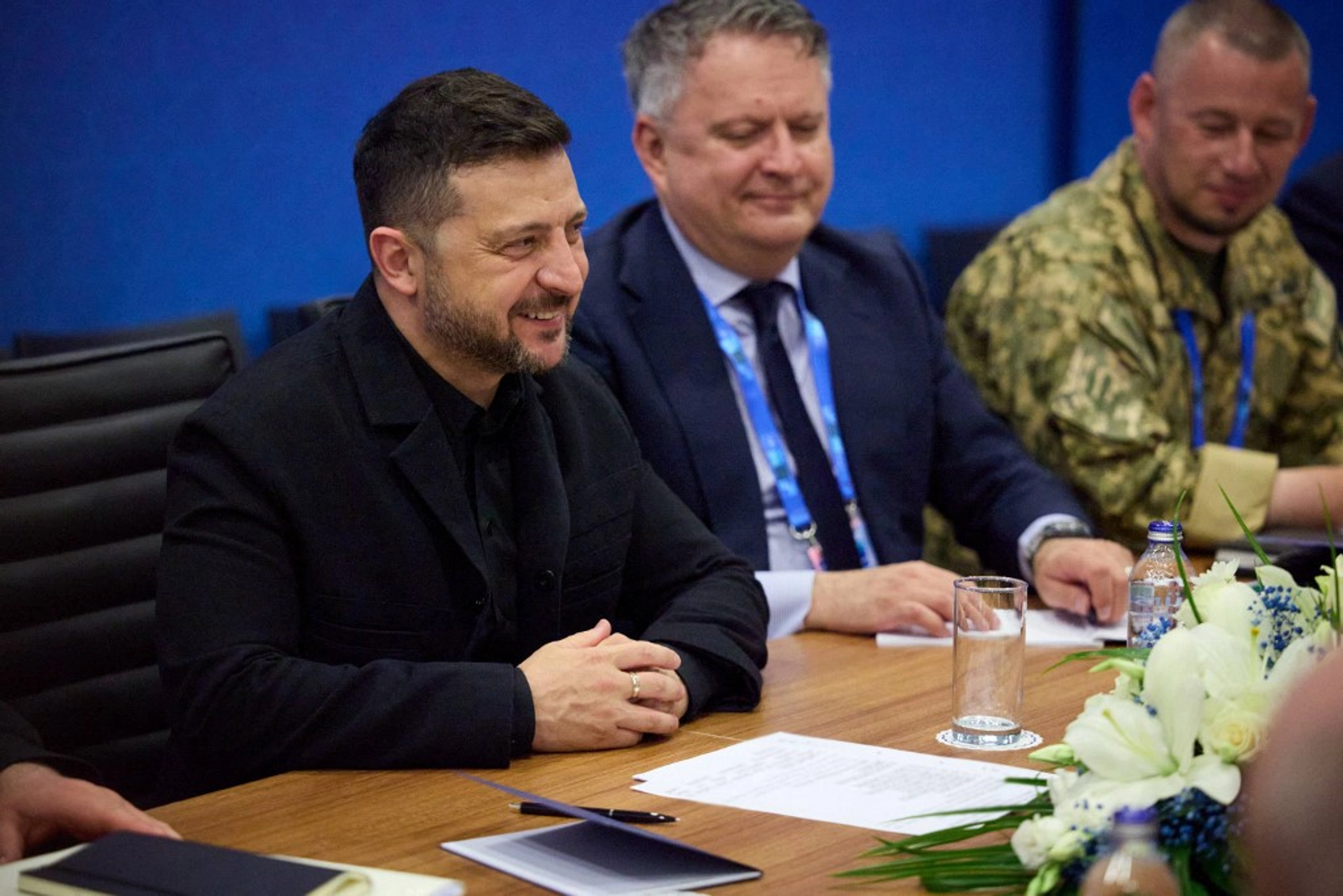Confident Zelensky Arrives at NATO Summit After Ukraine Regains Momentum