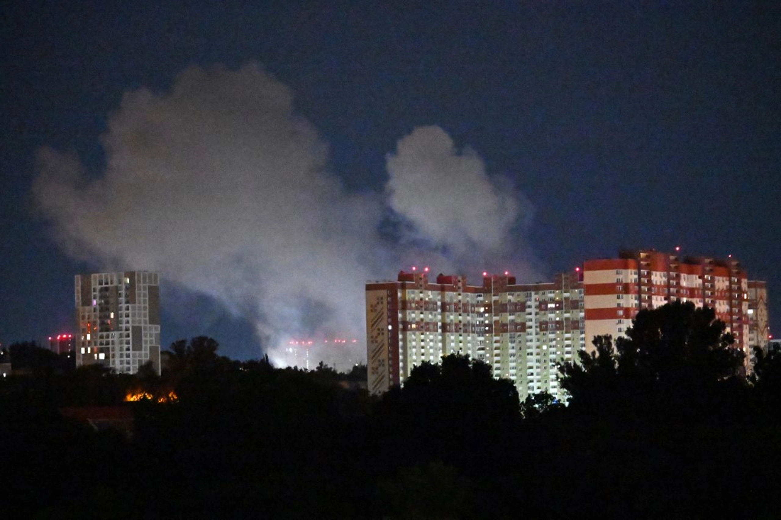 Russia Hits Kyiv With Ballistic Missiles Hours After NATO Summit Opens