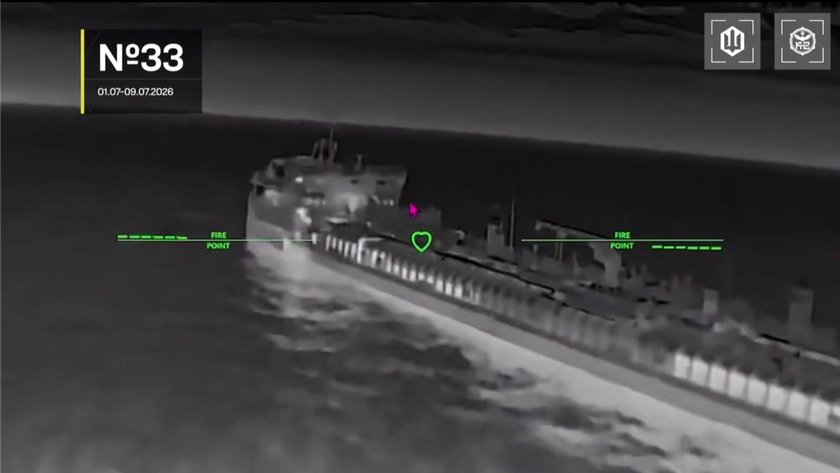 Ukraine Says 35 Shadow Fleet Ships Struck in 4 Days After Another 14 Struck Overnight