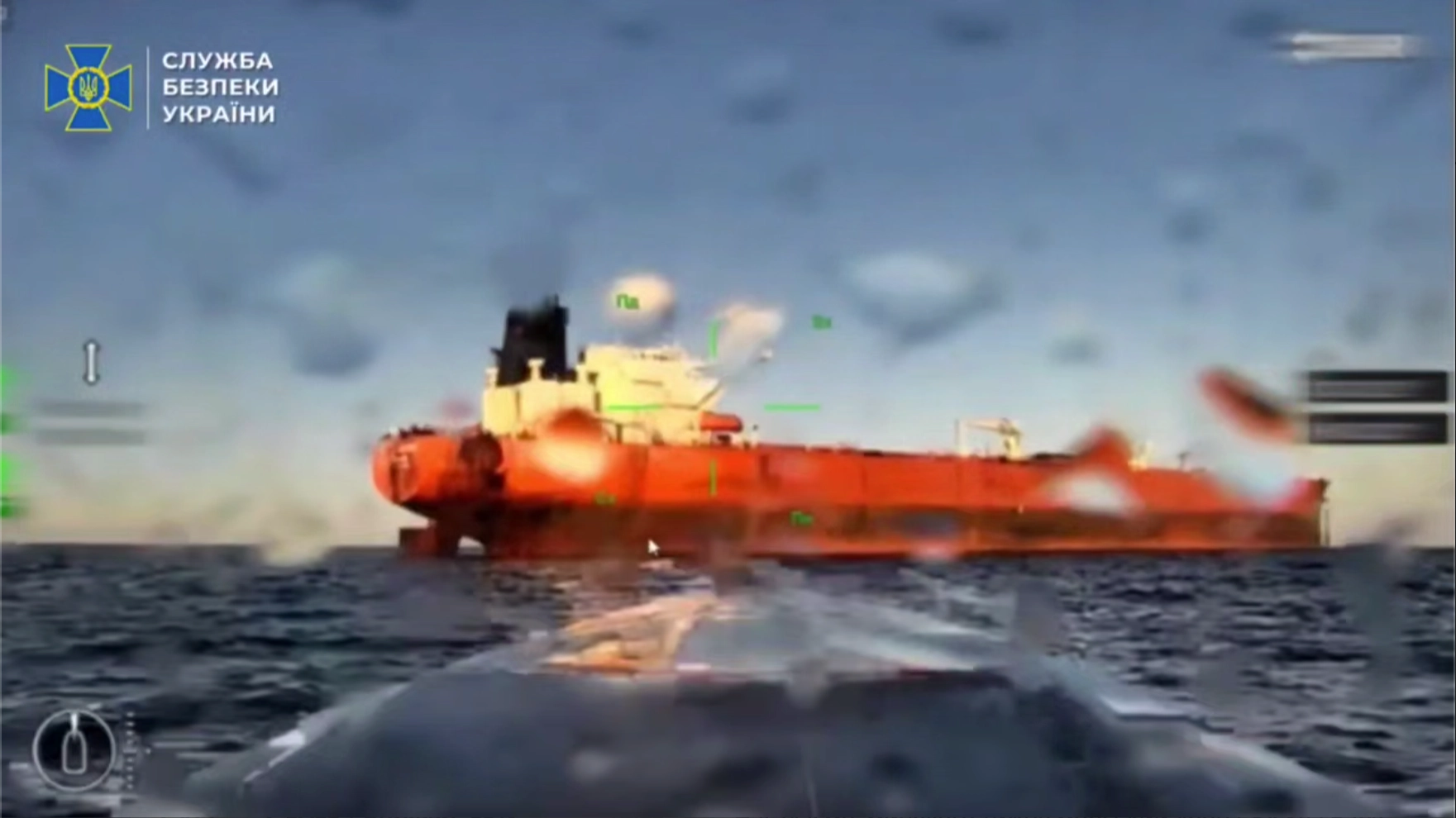 SBU Sea Drones Hit 2 Shadow Fleet Tankers in Black Sea