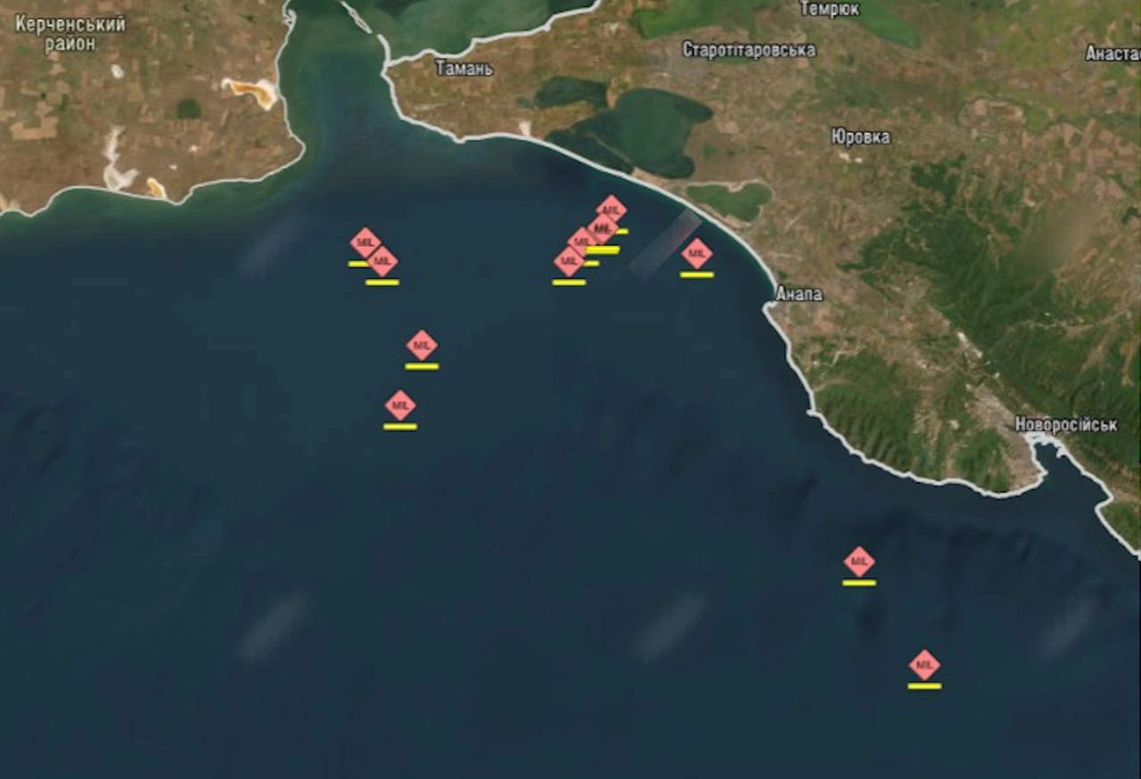 Сили безпілотних систем уразили ще 12 суден “тіньового флоту” РФ