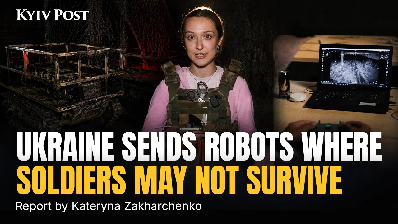 We Joined a Secret Ukrainian Robot Mission to the Front Line