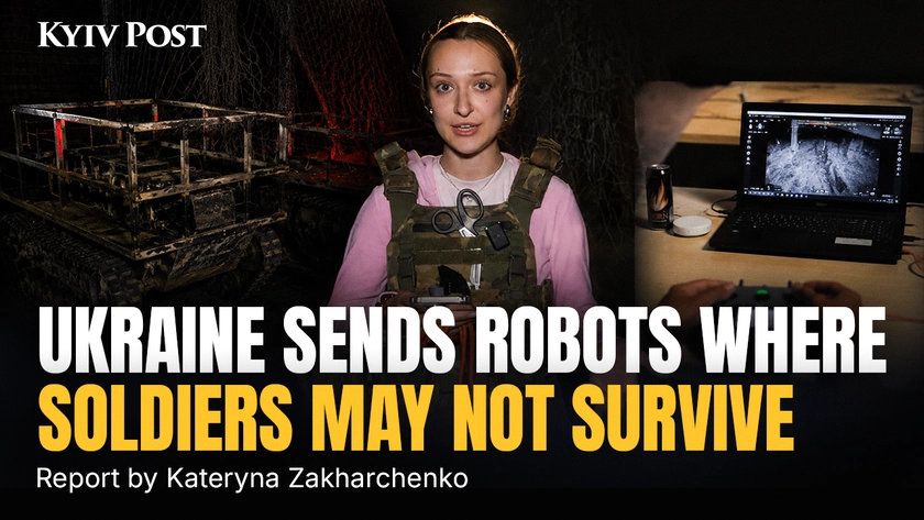 We Joined a Secret Ukrainian Robot Mission to the Front Line