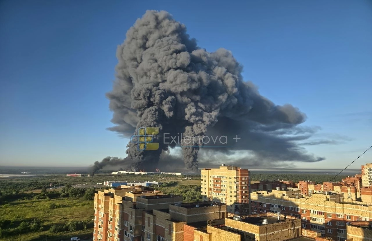Дрони атакували Підмосков’я та Тамбовську область РФ: загорілися нафтобаза та склади