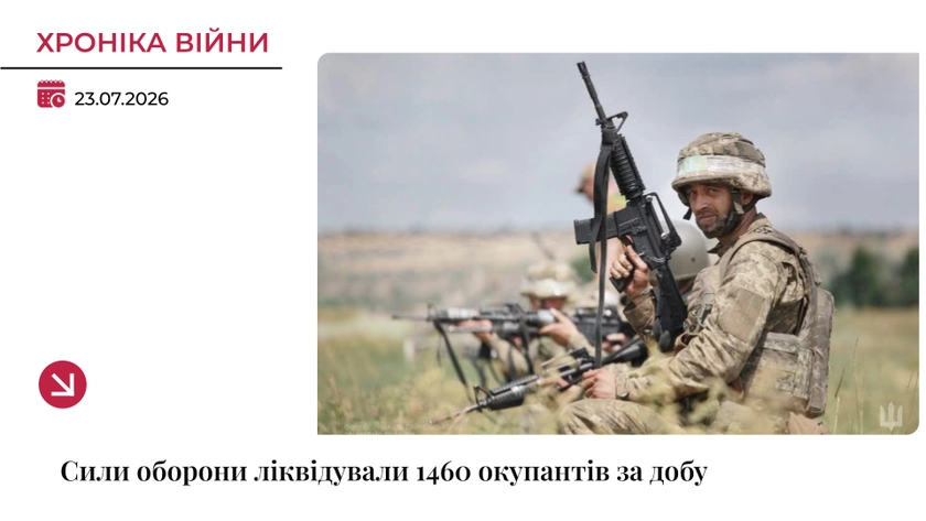 Хроніка війни: ЗСУ відмінусували ще 1460 росіян за добу