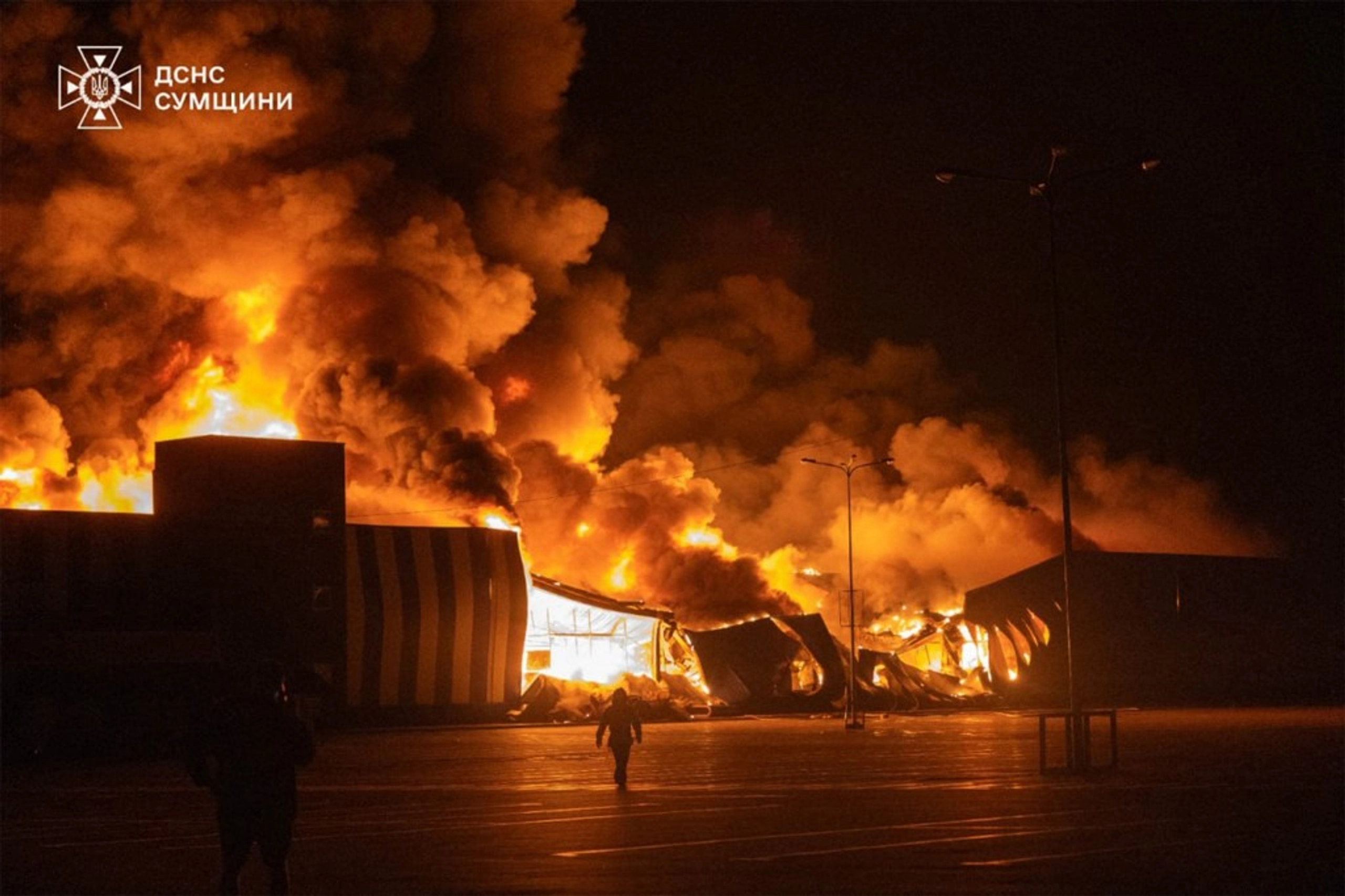 Russian Jet-Powered Drone Hits Sumy Post Office, Killing 2