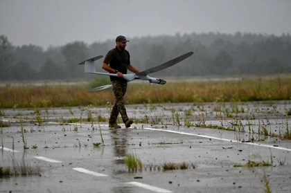Polish Drone Guides Ukrainian Strike on Russian Ammo Depot