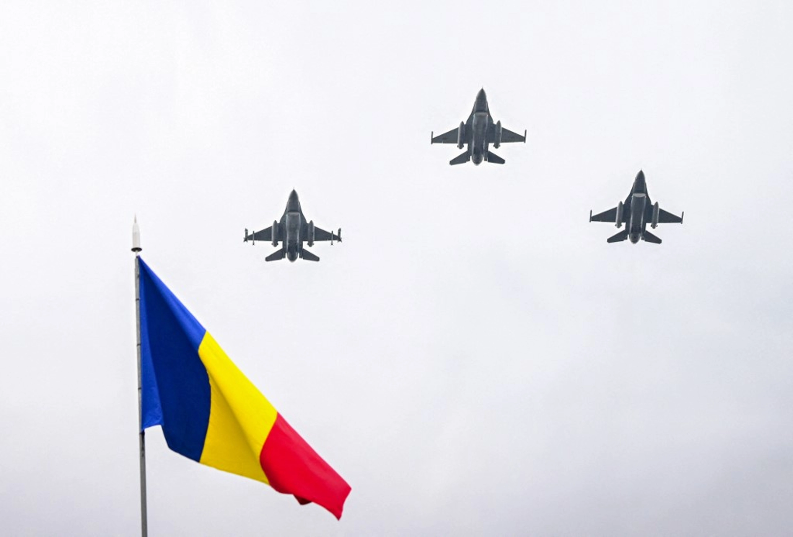 Romanian F-16 Downs 3rd Drone in 3 Days