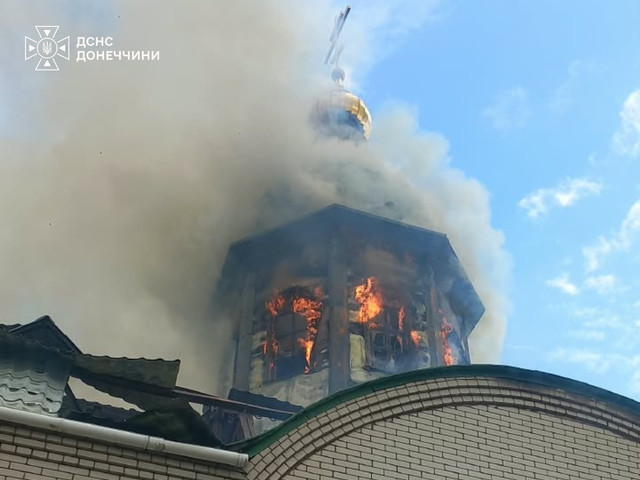 Russian Strikes Hit Kramatorsk Church, Sloviansk Market, 4 Injured