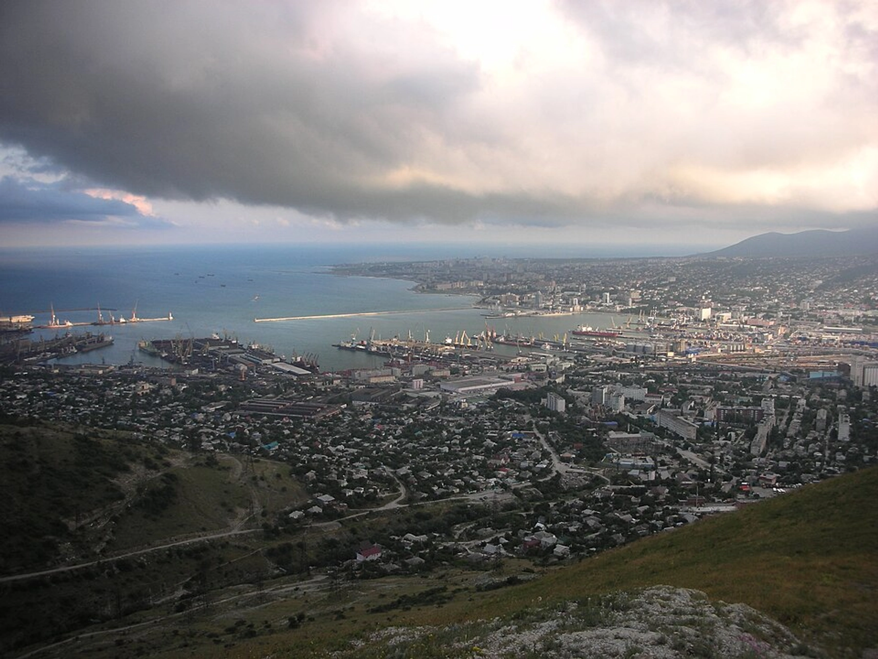 Russian naval base attacked