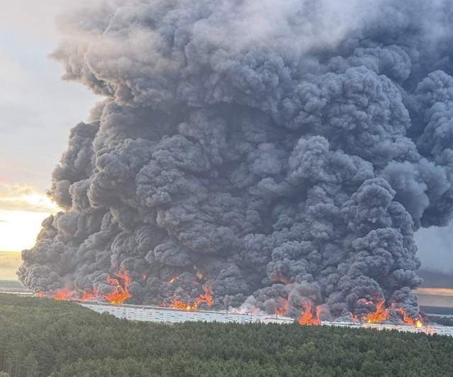 Drone Attacks Spark Large Fires at Wildberries Hubs Near Moscow