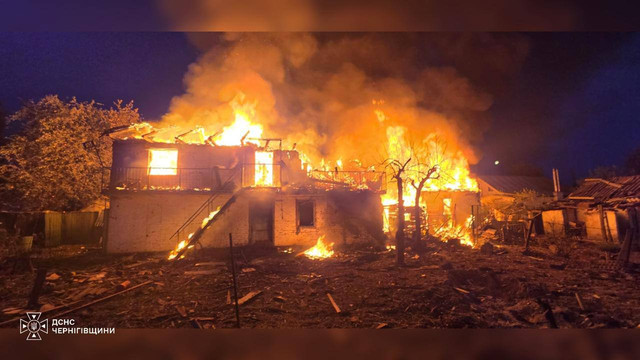 4-Year-Old Girl and Woman Killed as Russian Drones Strike Chernihiv